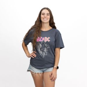 Polera Mujer Pyramid Beige Pink Floyd