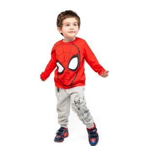 Pantalon de Buzo Niño Spiderman Gris Marvel
