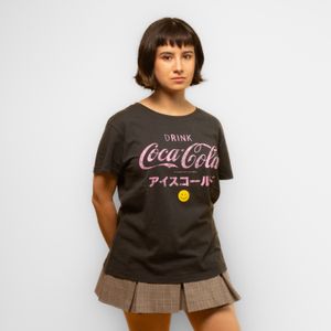 Polera Mujer YOU Coca Cola Coke Mujer Gris