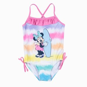 Traje De Baño Niña Tie Dye Minnie Rosa Minnie